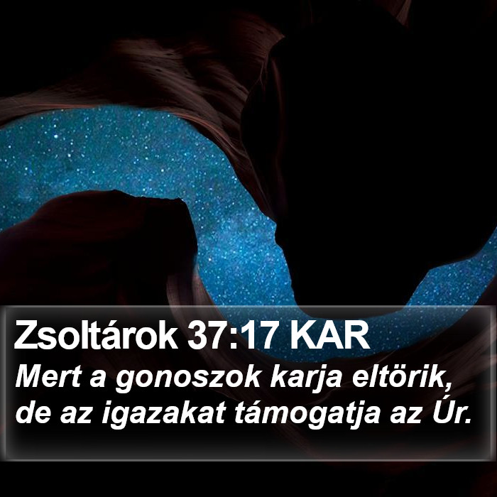 Zsoltárok 37:17 KAR Bible Study