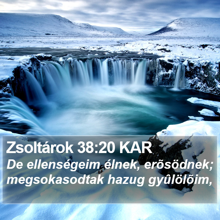 Zsoltárok 38:20 KAR Bible Study