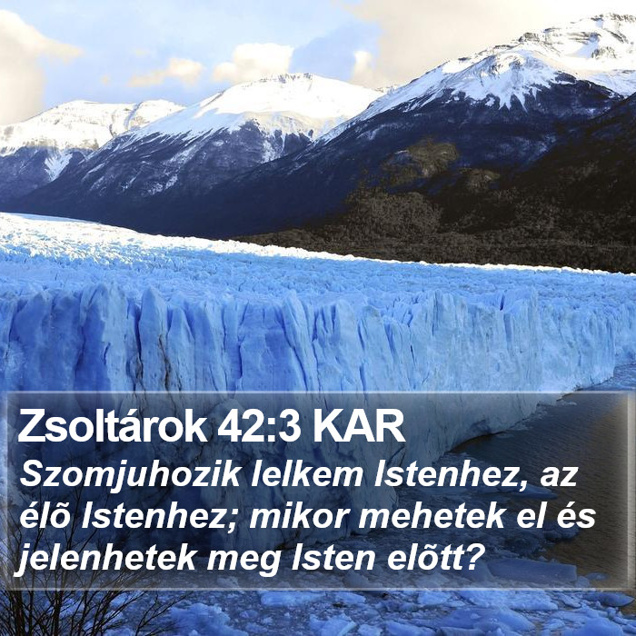 Zsoltárok 42:3 KAR Bible Study