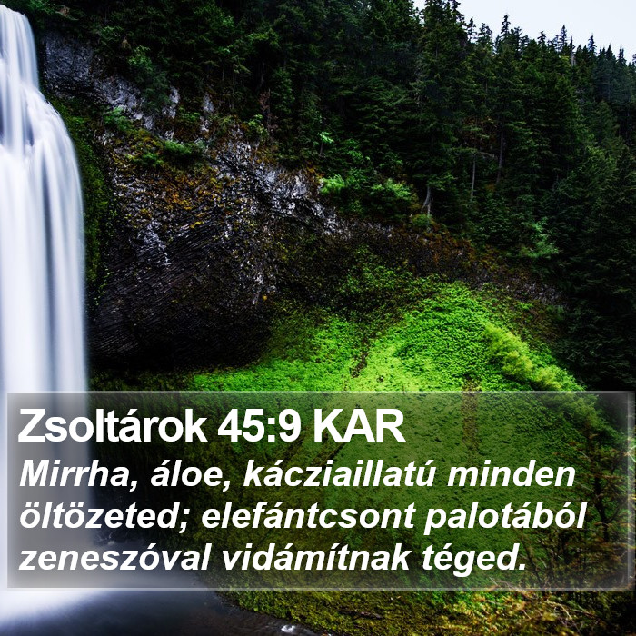 Zsoltárok 45:9 KAR Bible Study