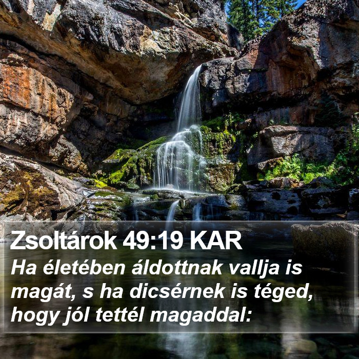 Zsoltárok 49:19 KAR Bible Study