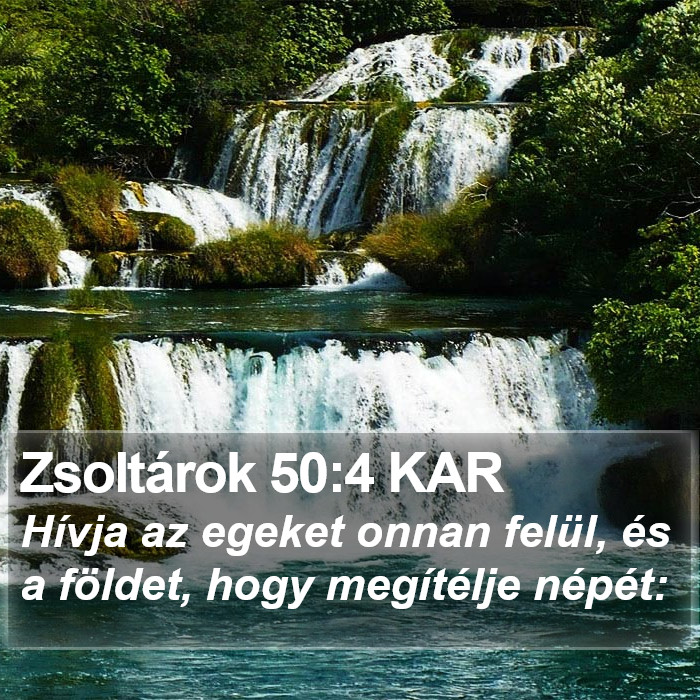 Zsoltárok 50:4 KAR Bible Study