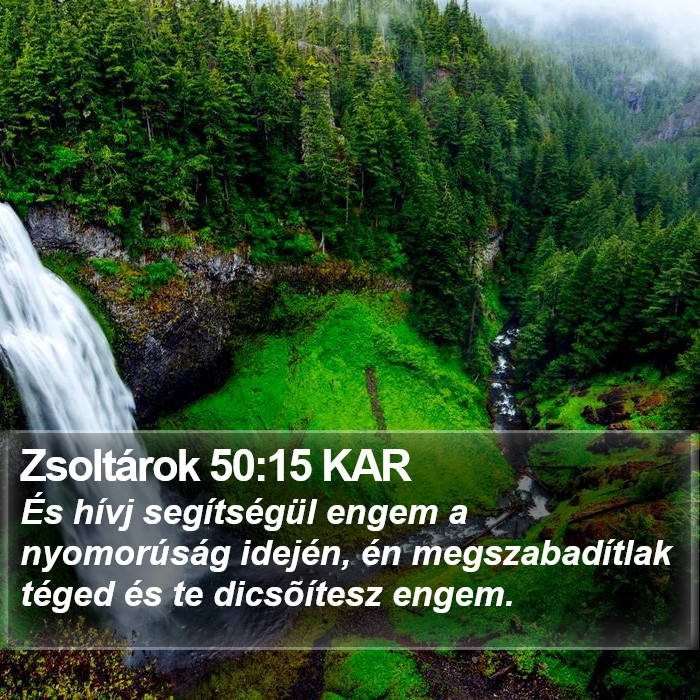 Zsoltárok 50:15 KAR Bible Study