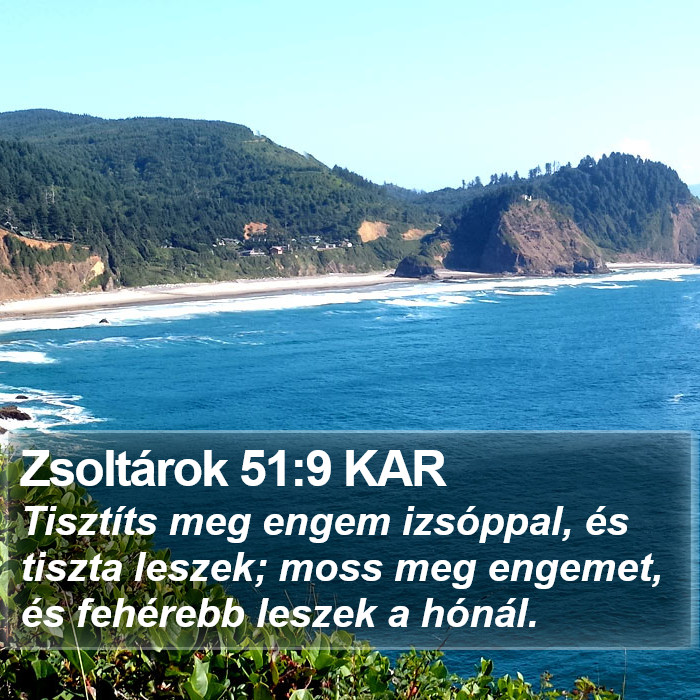 Zsoltárok 51:9 KAR Bible Study