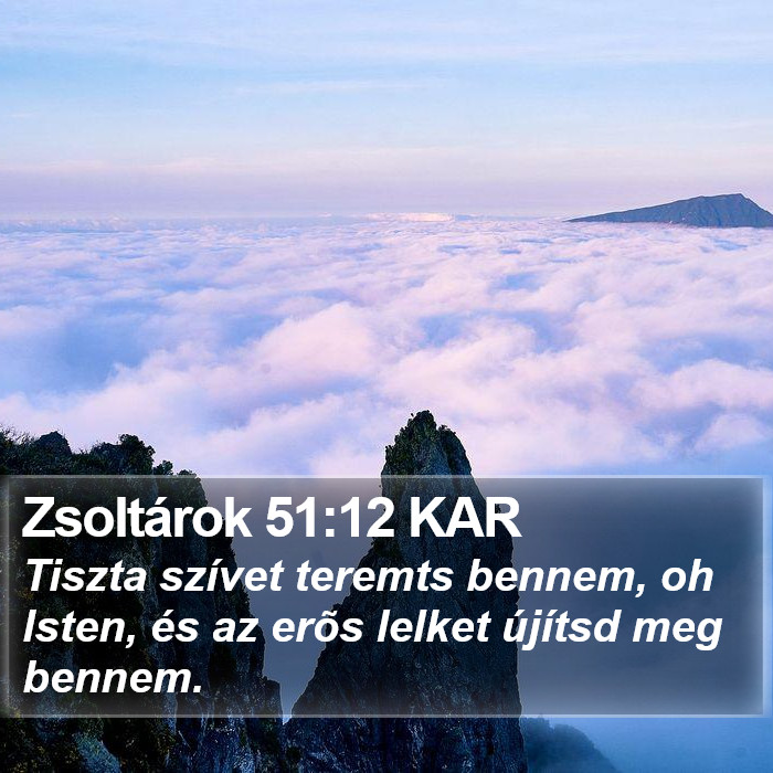 Zsoltárok 51:12 KAR Bible Study