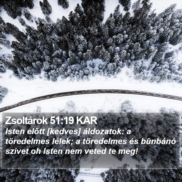 Zsoltárok 51:19 KAR Bible Study