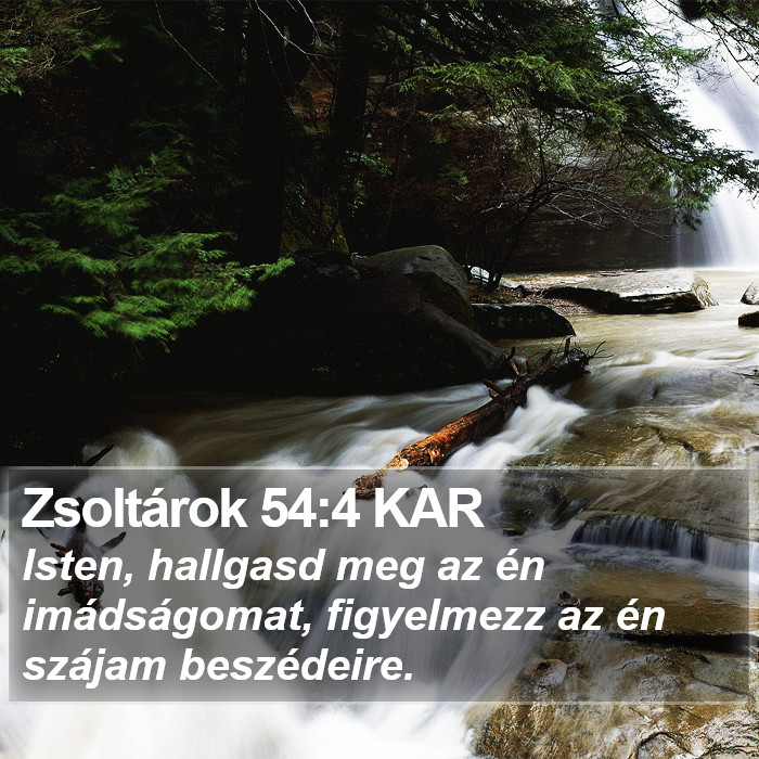 Zsoltárok 54:4 KAR Bible Study