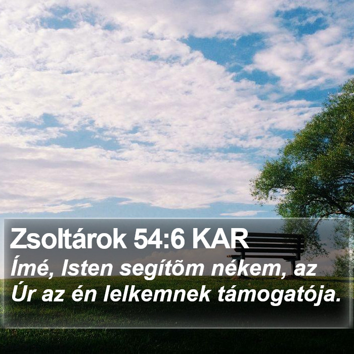 Zsoltárok 54:6 KAR Bible Study