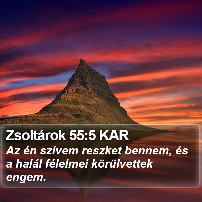 Zsoltárok 55:5 KAR Bible Study