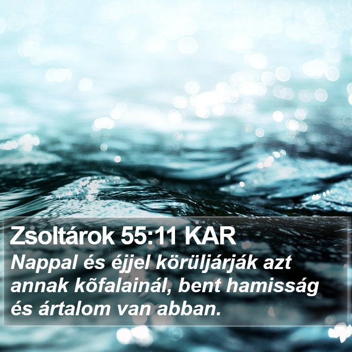 Zsoltárok 55:11 KAR Bible Study