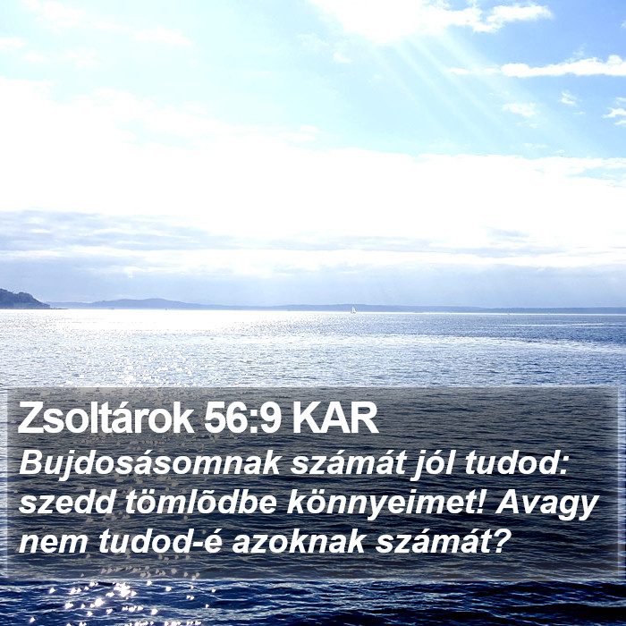 Zsoltárok 56:9 KAR Bible Study