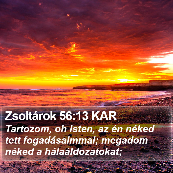 Zsoltárok 56:13 KAR Bible Study