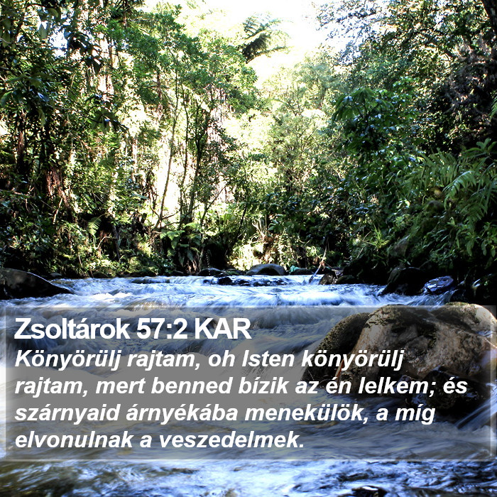 Zsoltárok 57:2 KAR Bible Study