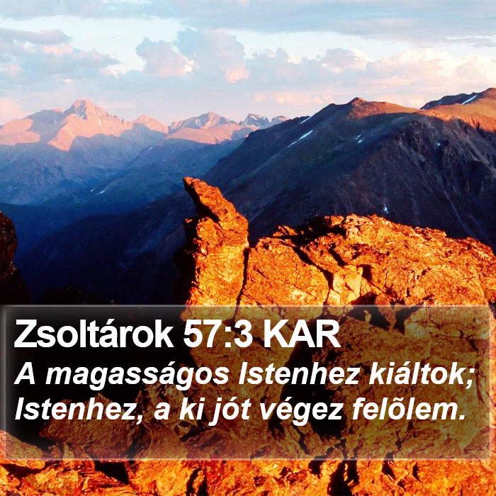 Zsoltárok 57:3 KAR Bible Study