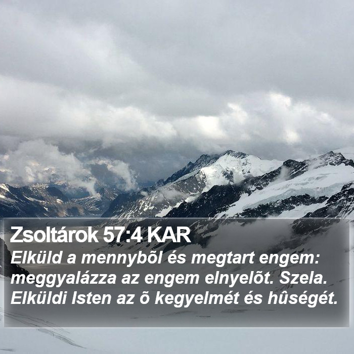 Zsoltárok 57:4 KAR Bible Study