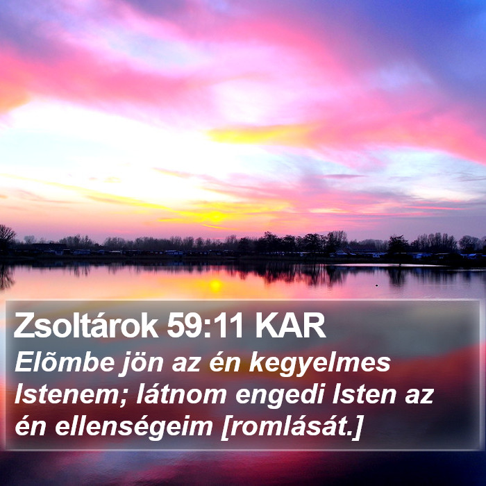 Zsoltárok 59:11 KAR Bible Study