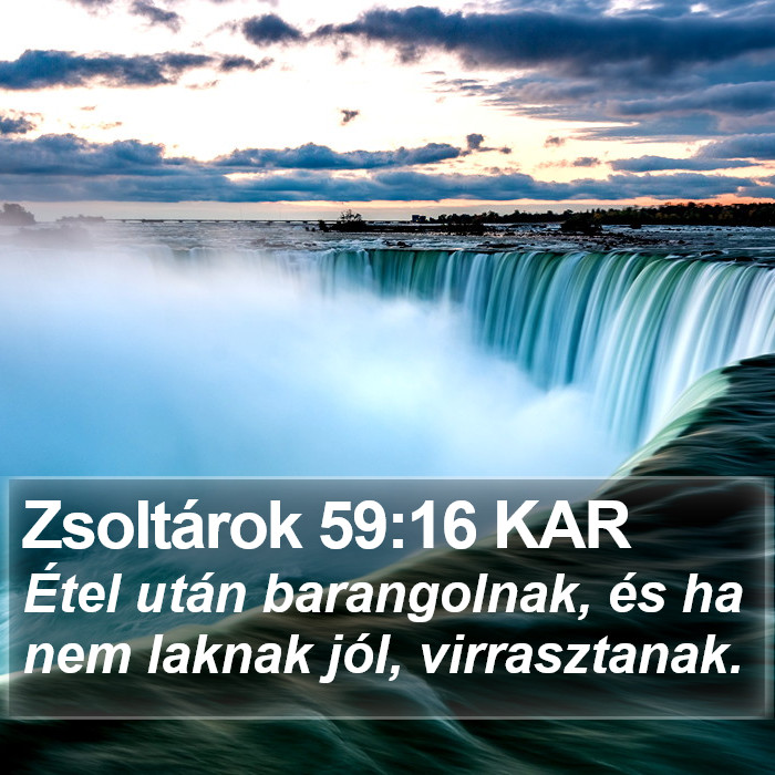 Zsoltárok 59:16 KAR Bible Study