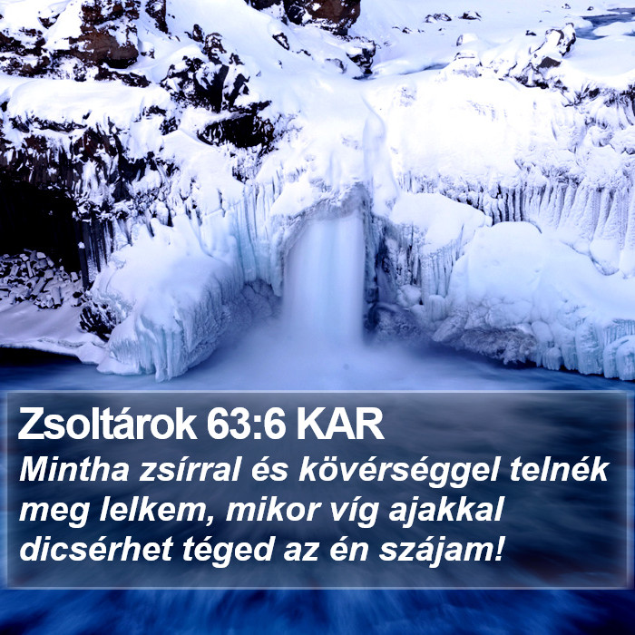 Zsoltárok 63:6 KAR Bible Study