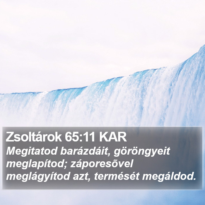 Zsoltárok 65:11 KAR Bible Study