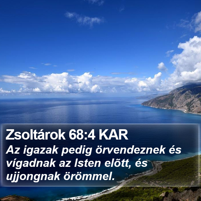 Zsoltárok 68:4 KAR Bible Study