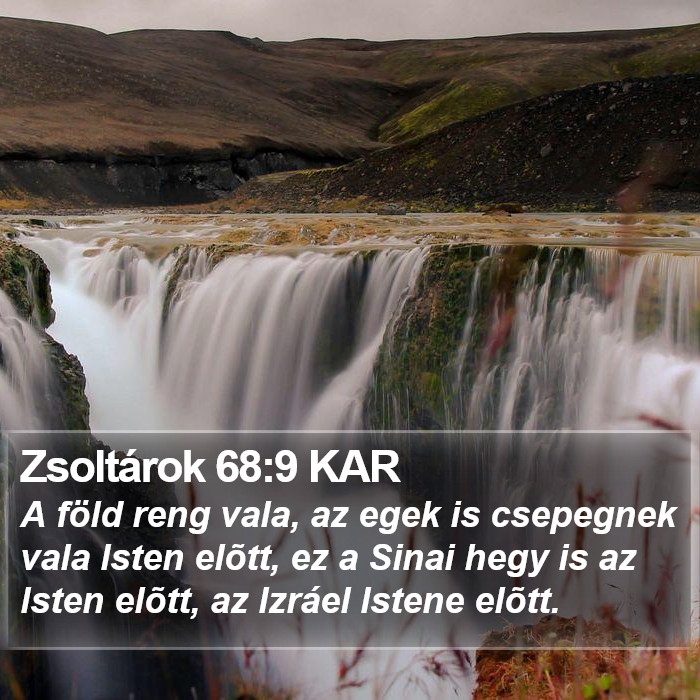 Zsoltárok 68:9 KAR Bible Study