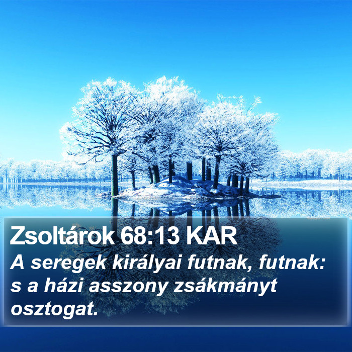 Zsoltárok 68:13 KAR Bible Study