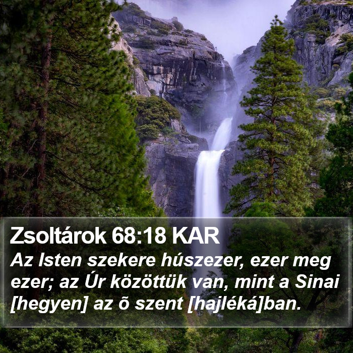 Zsoltárok 68:18 KAR Bible Study