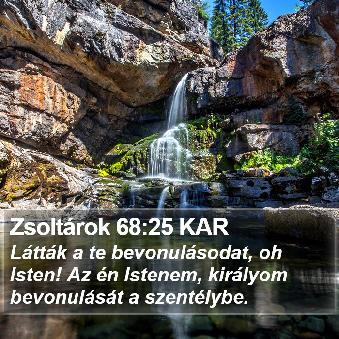 Zsoltárok 68:25 KAR Bible Study