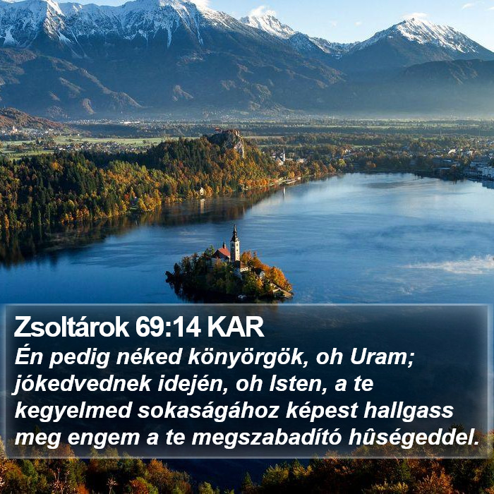 Zsoltárok 69:14 KAR Bible Study