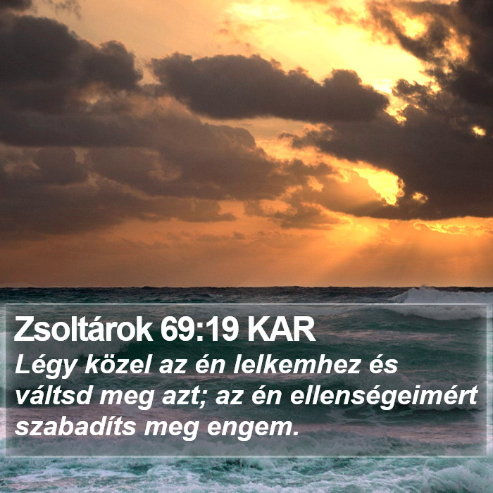 Zsoltárok 69:19 KAR Bible Study