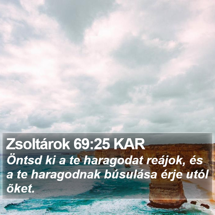 Zsoltárok 69:25 KAR Bible Study