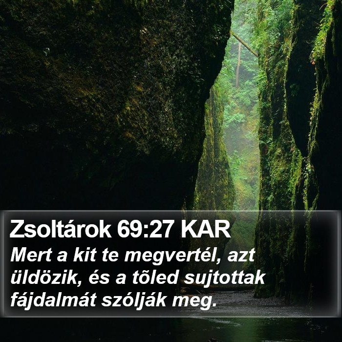 Zsoltárok 69:27 KAR Bible Study