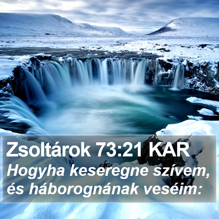 Zsoltárok 73:21 KAR Bible Study