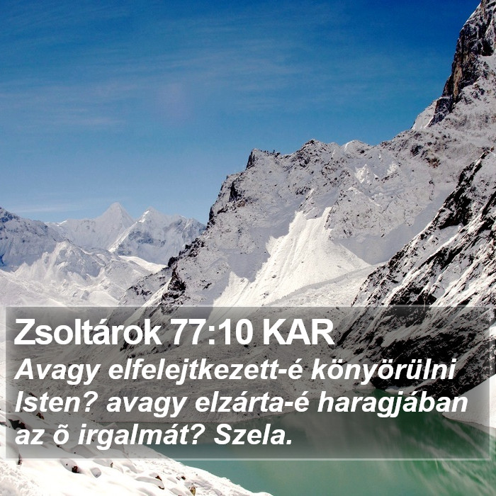 Zsoltárok 77:10 KAR Bible Study