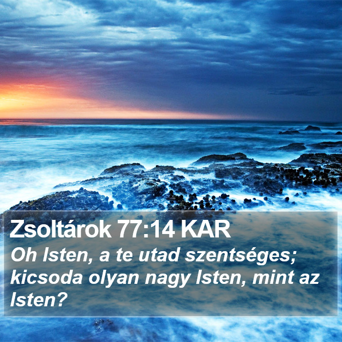 Zsoltárok 77:14 KAR Bible Study