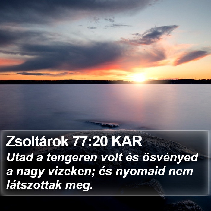 Zsoltárok 77:20 KAR Bible Study