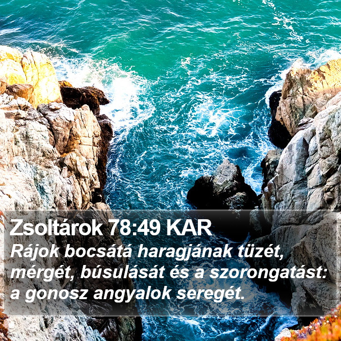 Zsoltárok 78:49 KAR Bible Study