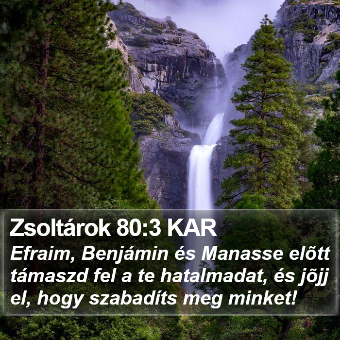 Zsoltárok 80:3 KAR Bible Study