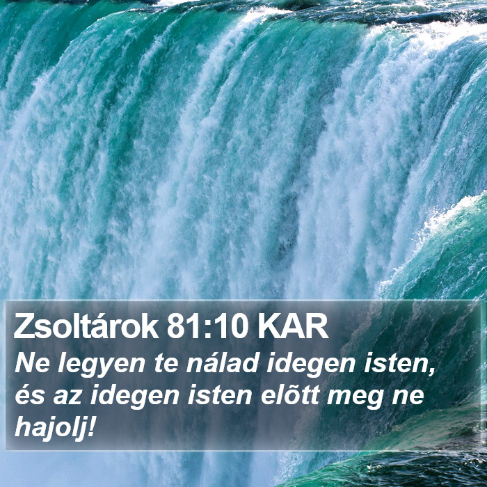 Zsoltárok 81:10 KAR Bible Study