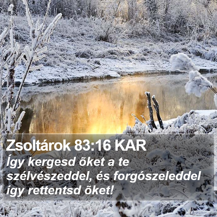 Zsoltárok 83:16 KAR Bible Study