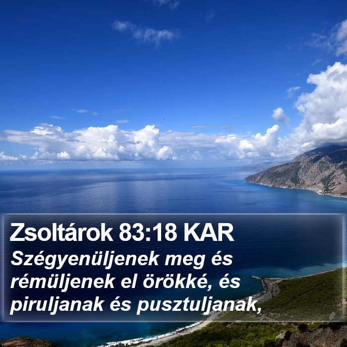 Zsoltárok 83:18 KAR Bible Study