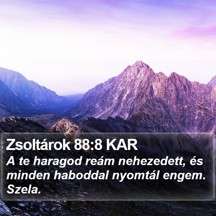 Zsoltárok 88:8 KAR Bible Study