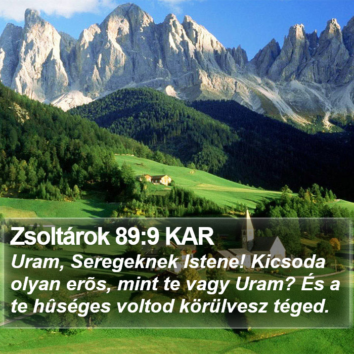 Zsoltárok 89:9 KAR Bible Study