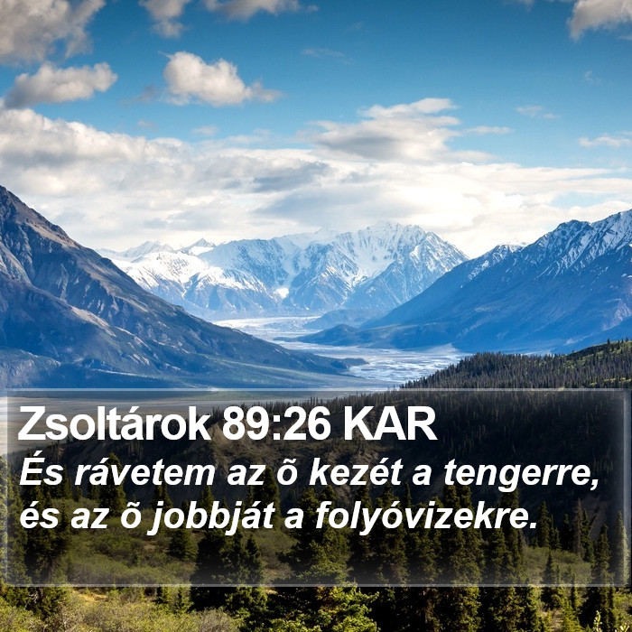 Zsoltárok 89:26 KAR Bible Study