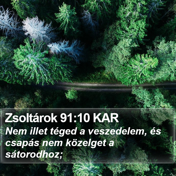 Zsoltárok 91:10 KAR Bible Study