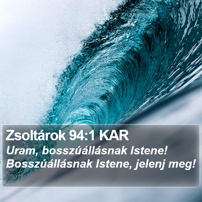 Zsoltárok 94:1 KAR Bible Study