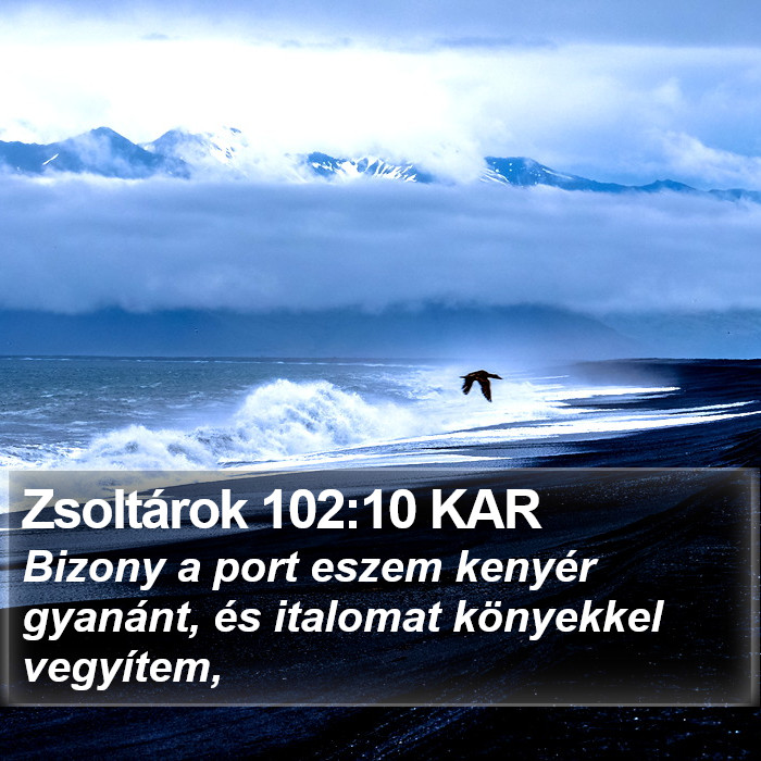 Zsoltárok 102:10 KAR Bible Study