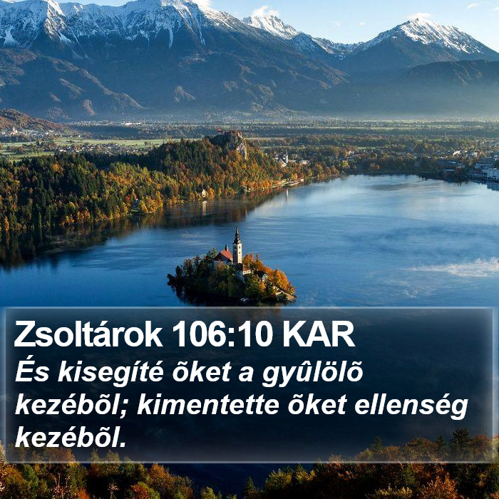 Zsoltárok 106:10 KAR Bible Study