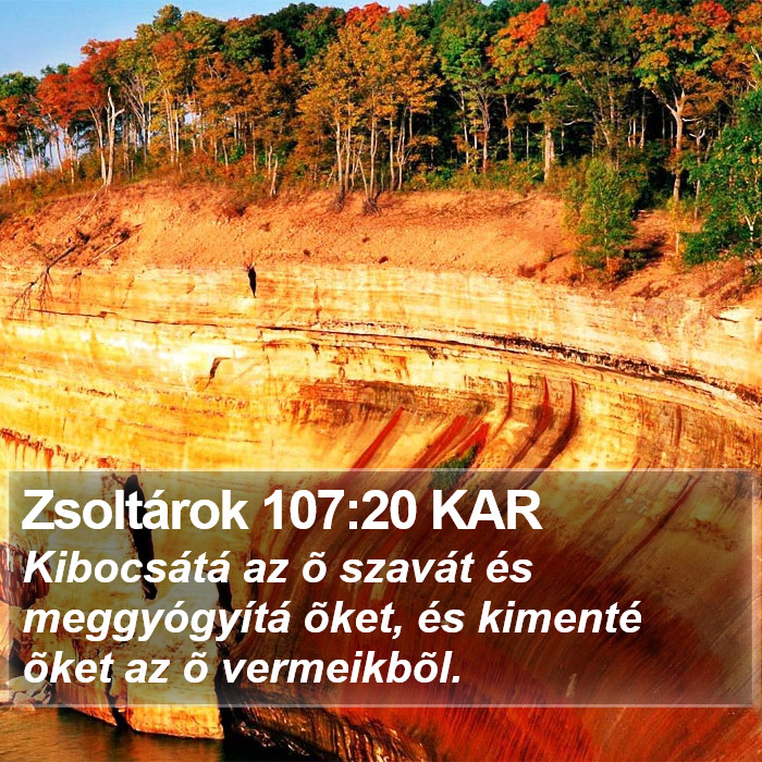 Zsoltárok 107:20 KAR Bible Study