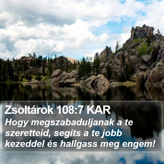 Zsoltárok 108:7 KAR Bible Study